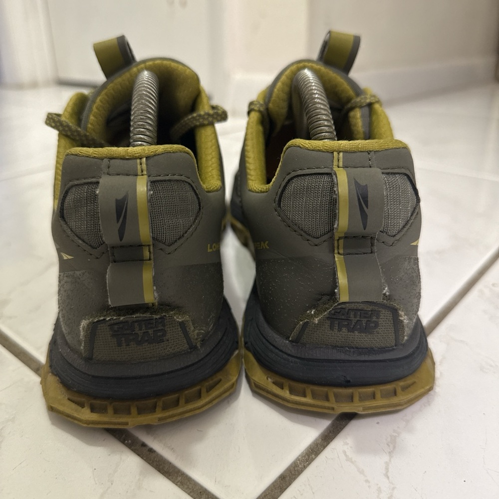 Altra Gray and Green Athletic Shoes for Trail Performance - Picture 3 of 4